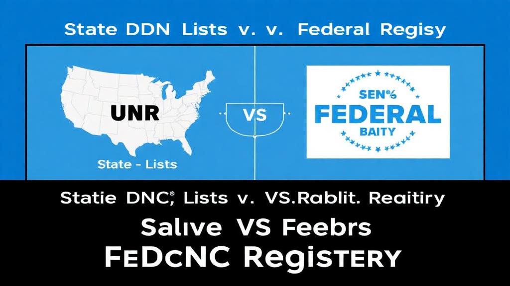 State DNC Lists vs Federal Registry: What's the Difference and Why It Matters